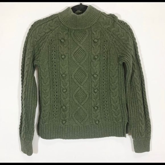 NWT $98 J. Crew Azra Cable Knit Pullover Sweater - Picture 3 of 4